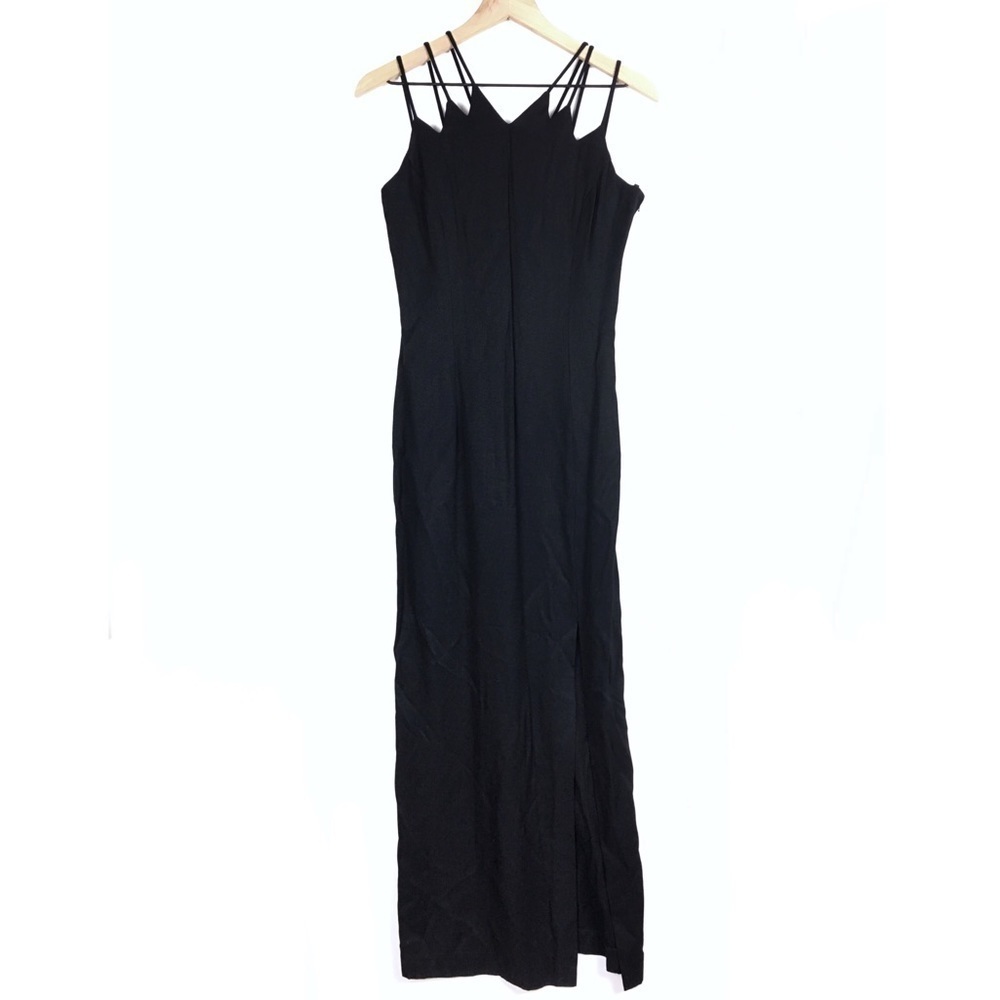 VINTAGE Gunne Sax Jessica McClintock Dress Prom Formal 90s Minimalist Size 9/10